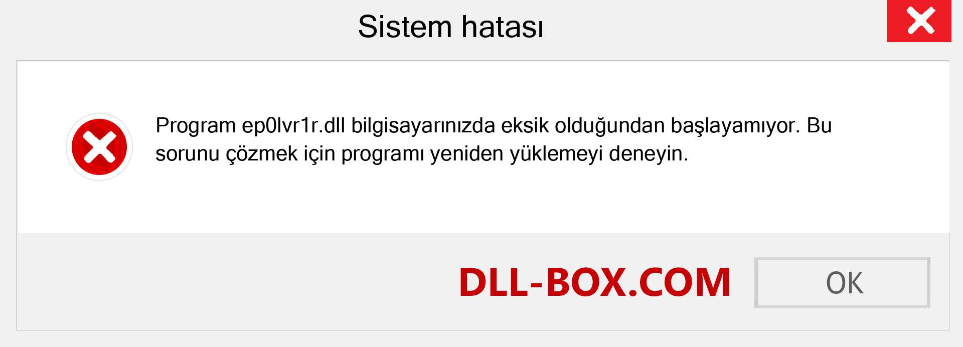 ep0lvr1r.dll dosyası eksik mi? Windows 7, 8, 10 için İndirin - Windows'ta ep0lvr1r dll Eksik Hatasını Düzeltin, fotoğraflar, resimler